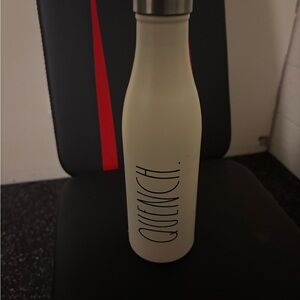 Cream Water Bottle with Quench Design